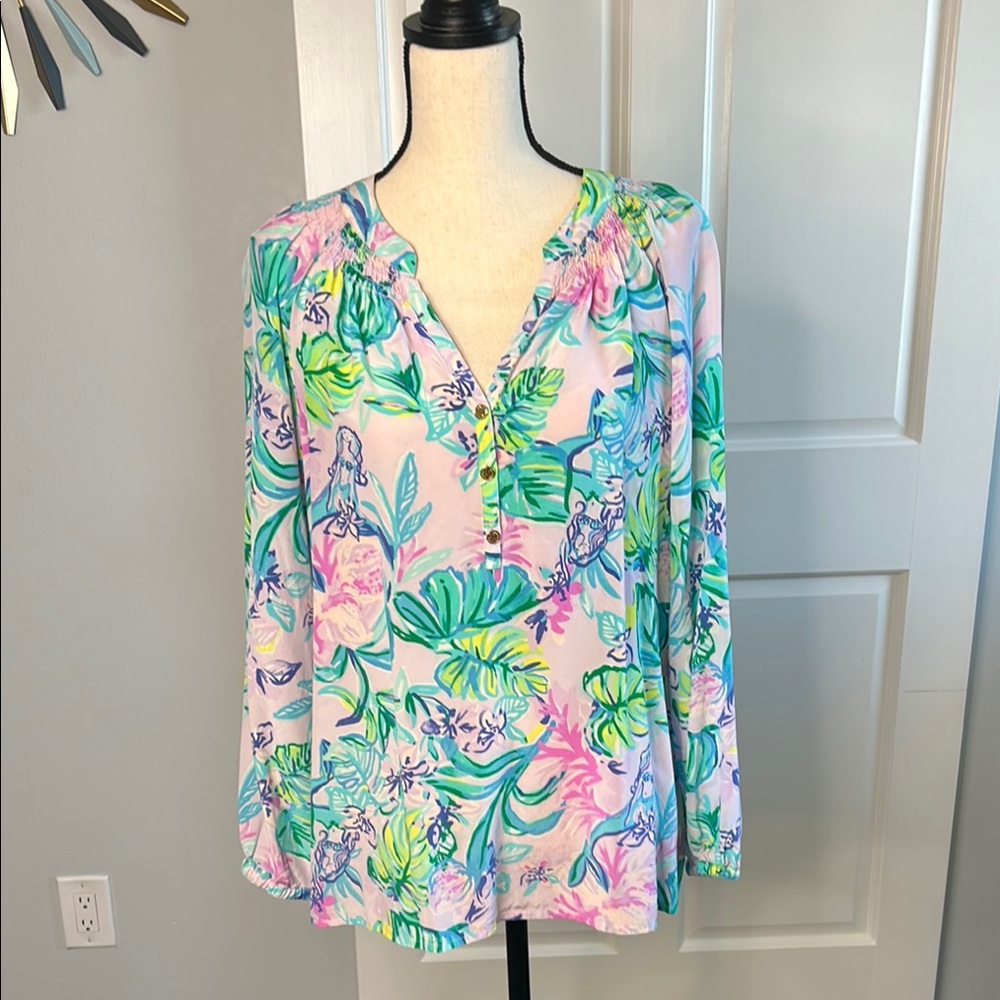 Floral Long Sleeve Blouse